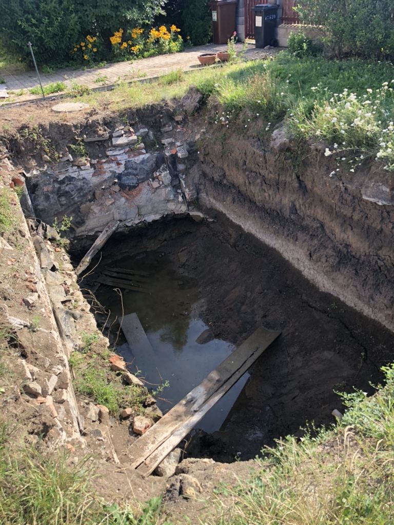 Betonová jímka Hlízov