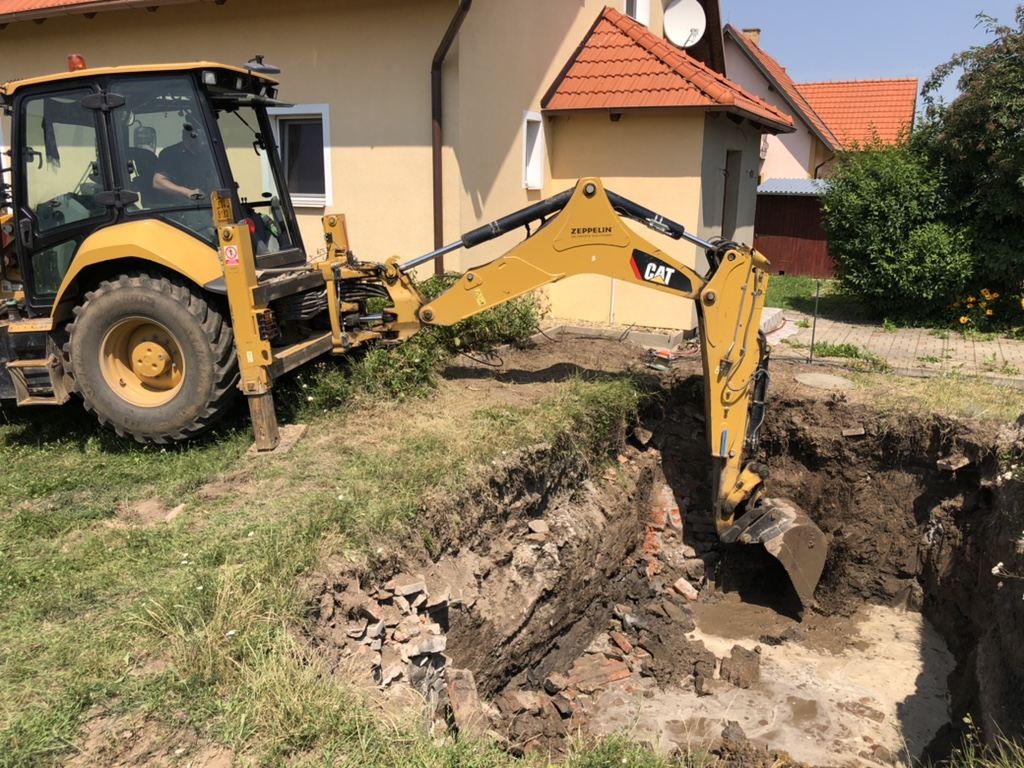 Betonová jímka Hlízov