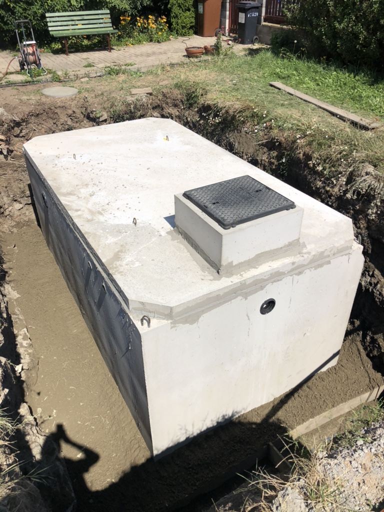 Betonová jímka Hlízov