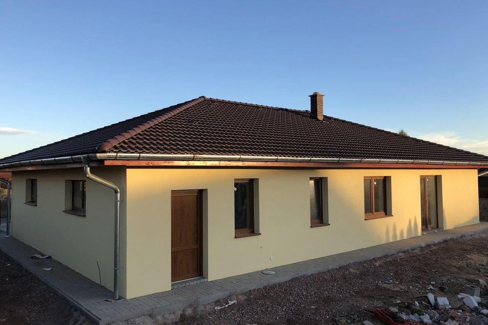 Bungalov před předáním