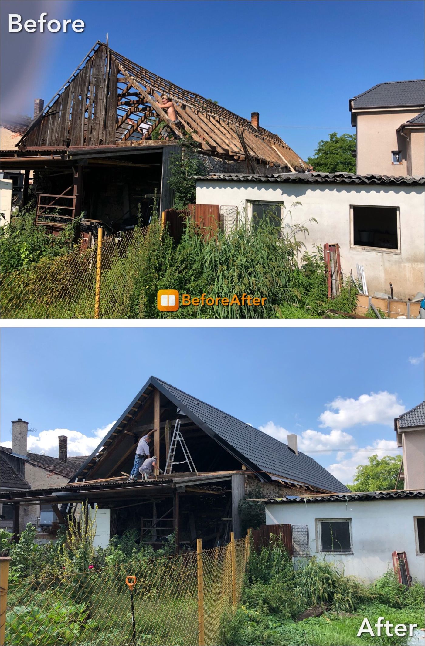 Střecha Hradišťko